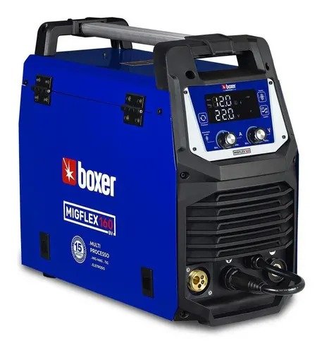 Maquina De Solda Inversora Mig Flex 160a Boxer Cor Azul 1