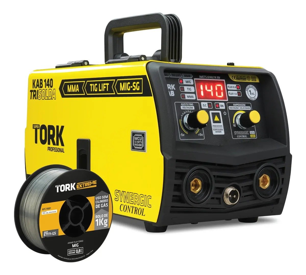 Maquina Solda Mig 140a Sem Gas Trisolda Tig Lift Eletrodo
