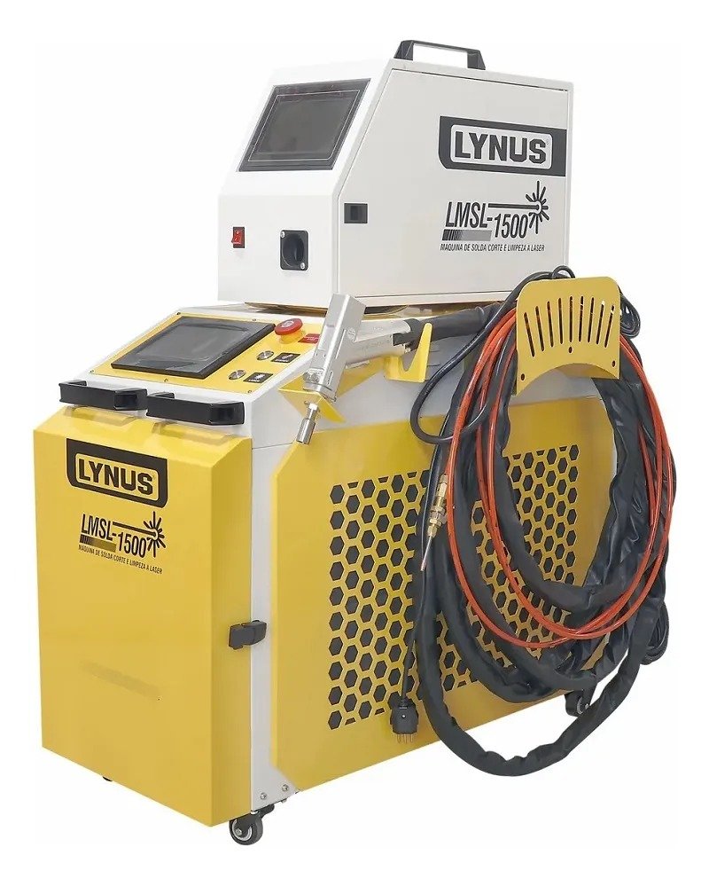 Maquina Solda corte limpeza A Laser Lmsl 1500 220v Lynus